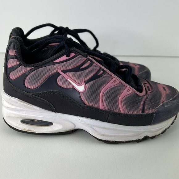 Girl's Nike Air Max Pink Charcoal Running Shoe size 11 - Picture 7 of 8